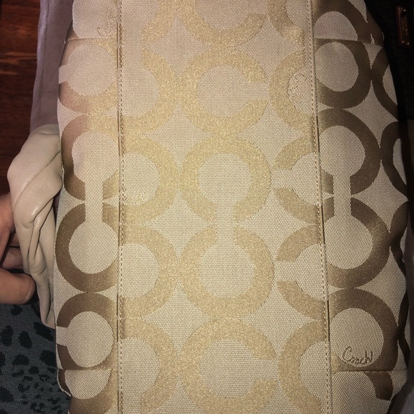 Coach beige handbag - Picture 6 of 6